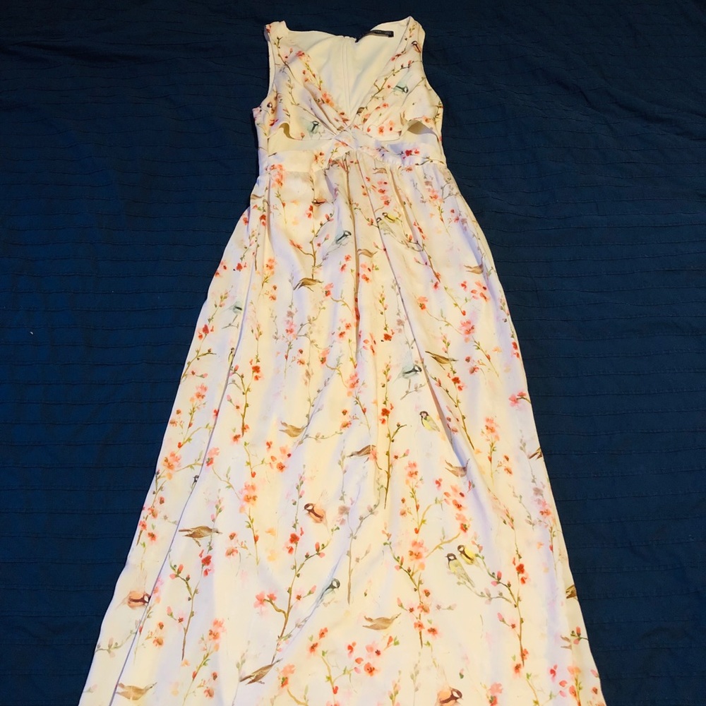 Beautiful ZARA Maxi Satin Dress in good condition